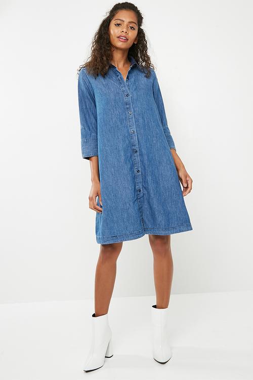 Deline dress - blue 