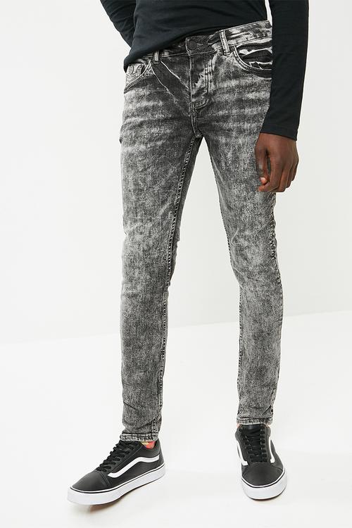Feather slim fit jeans - black 