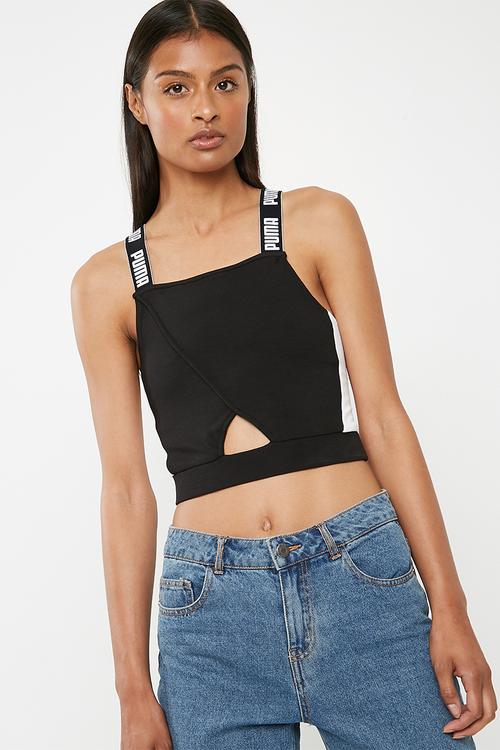 Archive crop top Puma - black