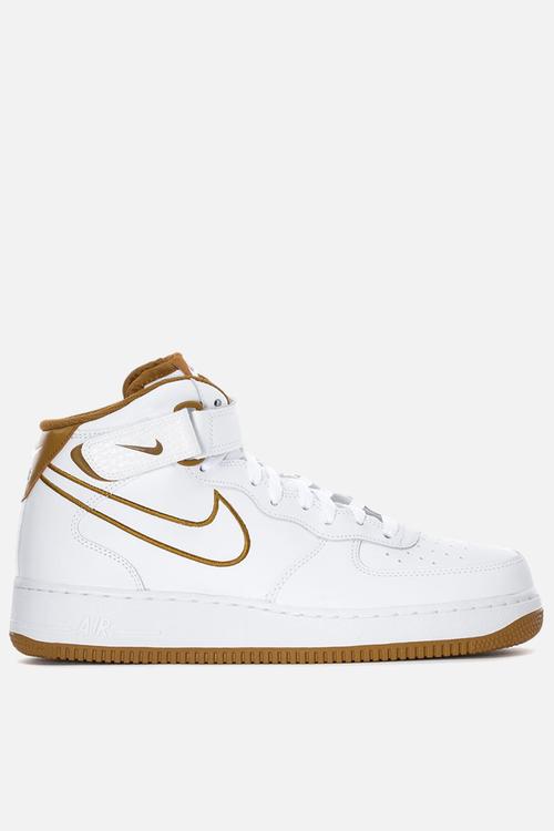 Air Force 1 Mid '07 Leather - White / Muted Bronze