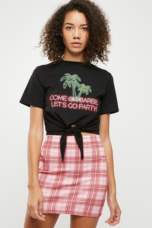 Come on barbie knotted T-shirt - black 