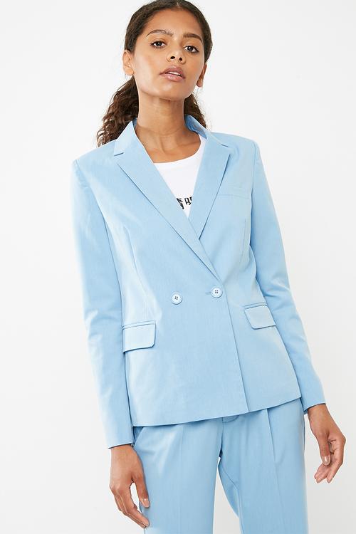 Double breasted suit jacket - blue