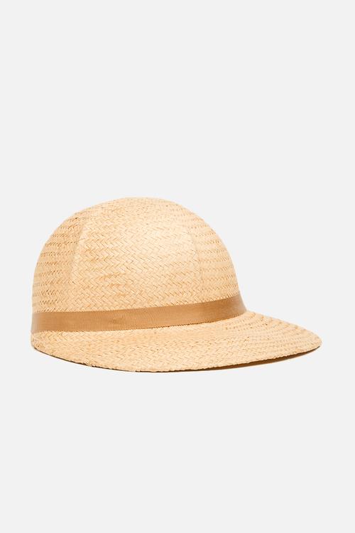 Straw peacap - natural