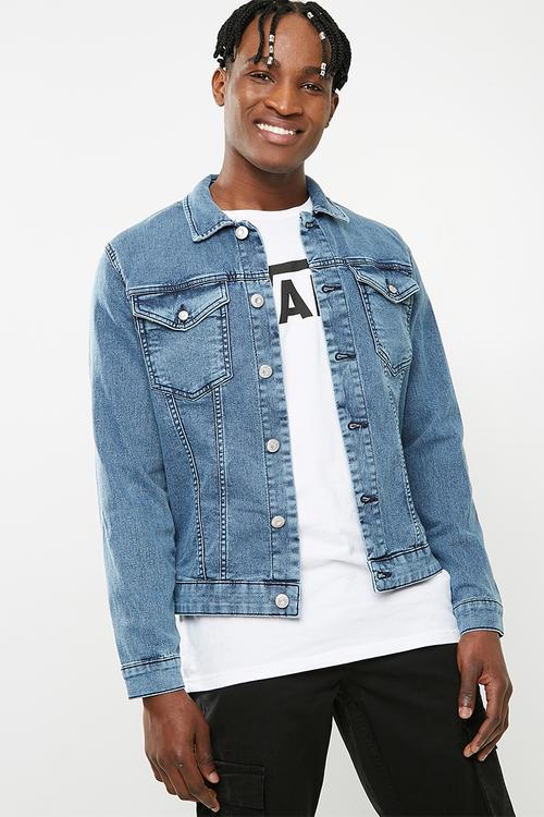 Camp denim jacket - blue