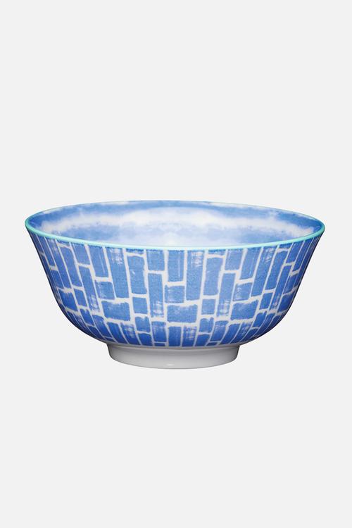 Blue watercolour snack bowl