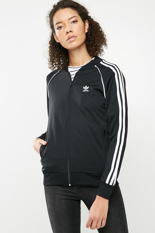 SST track jacket - black & white 