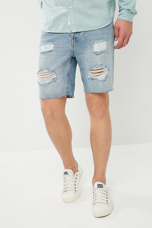 Rick denim cut off shorts - blue 