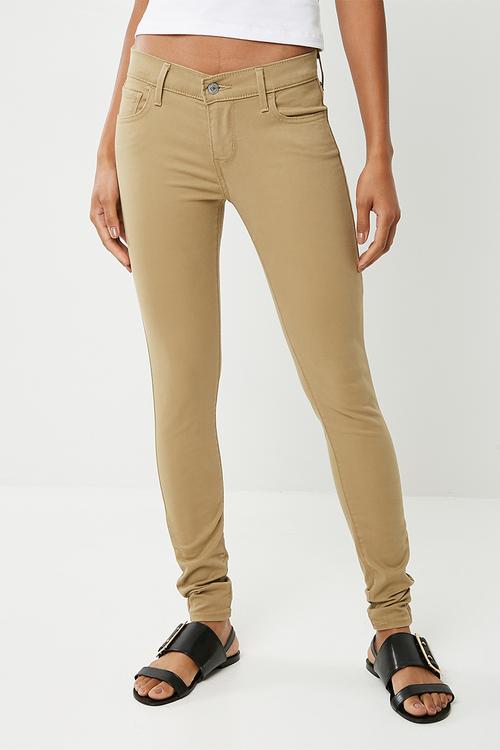 710 Super skinny jean- beige