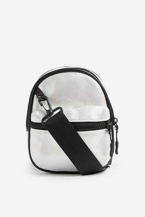 Asia flight bag - black & white