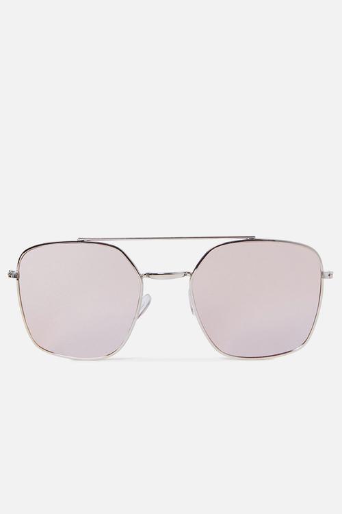 Lucinda metal pilot sunglasses - silver