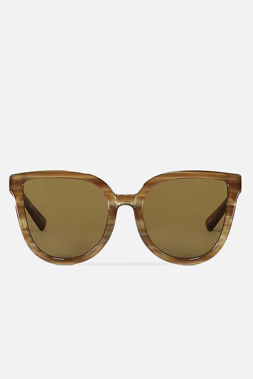 Amelia cateye sunglasses - brown