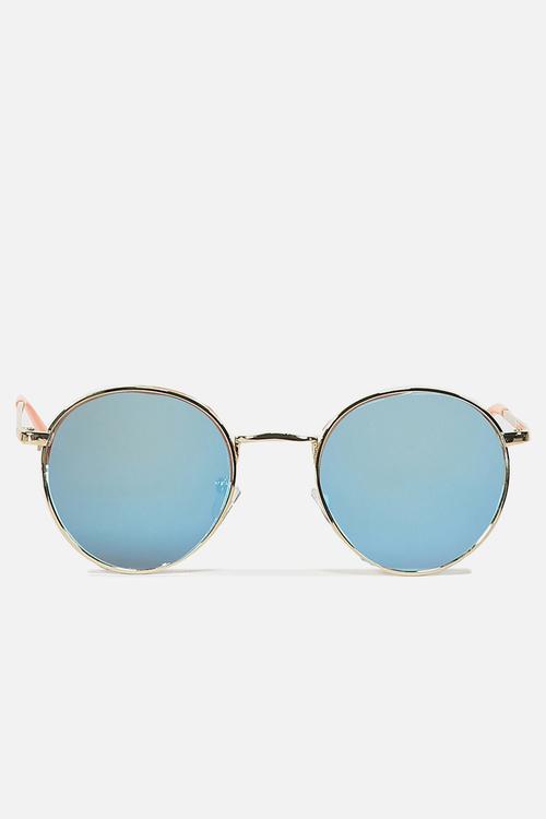 Emmi Metal Frame - gold & blue