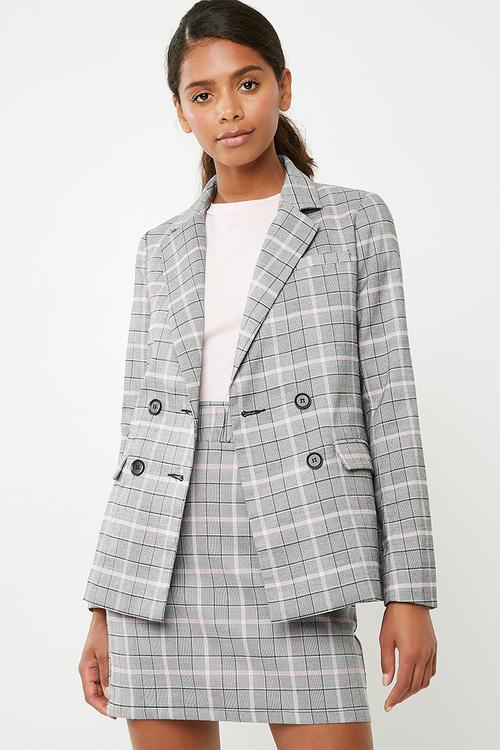 Kaira blazer - black & grey