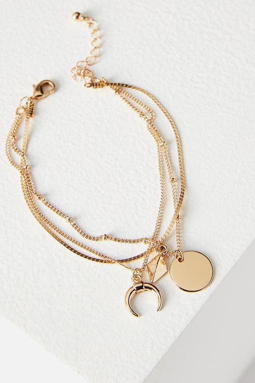 Ophelia layer bracelet - gold