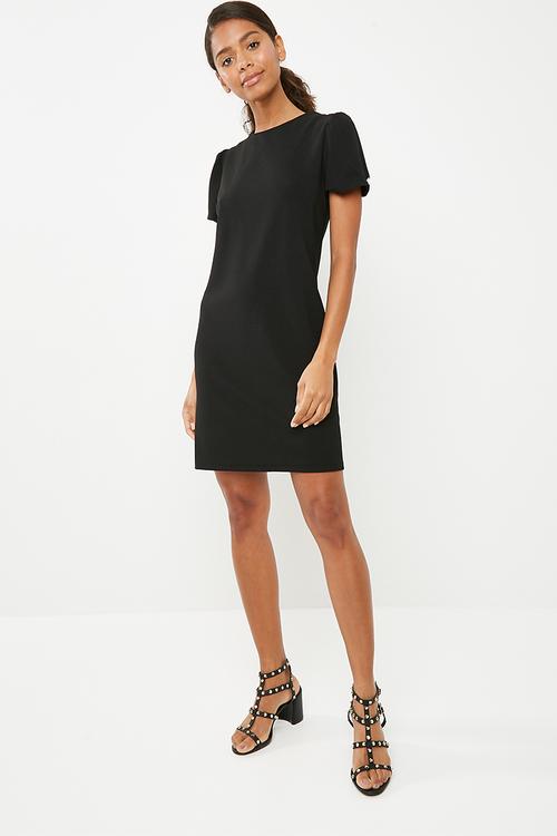 Bodycon shift dress - black