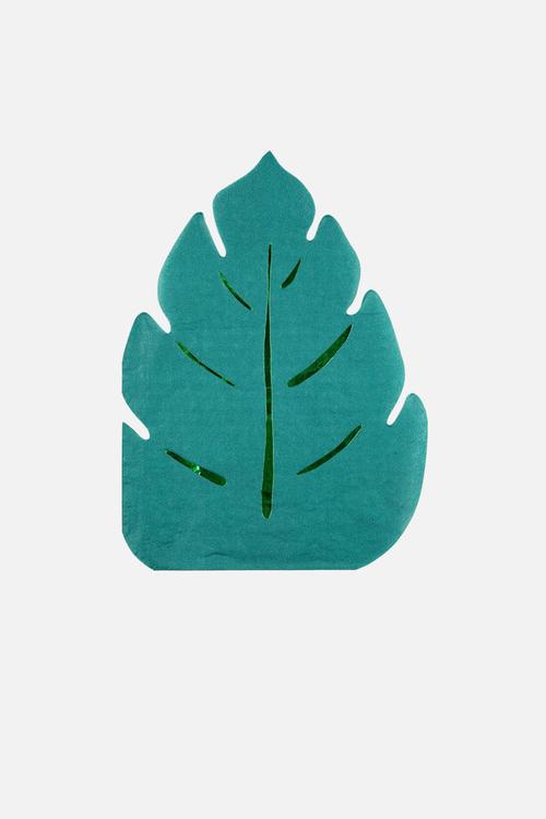 Palm leaf napkins - green
