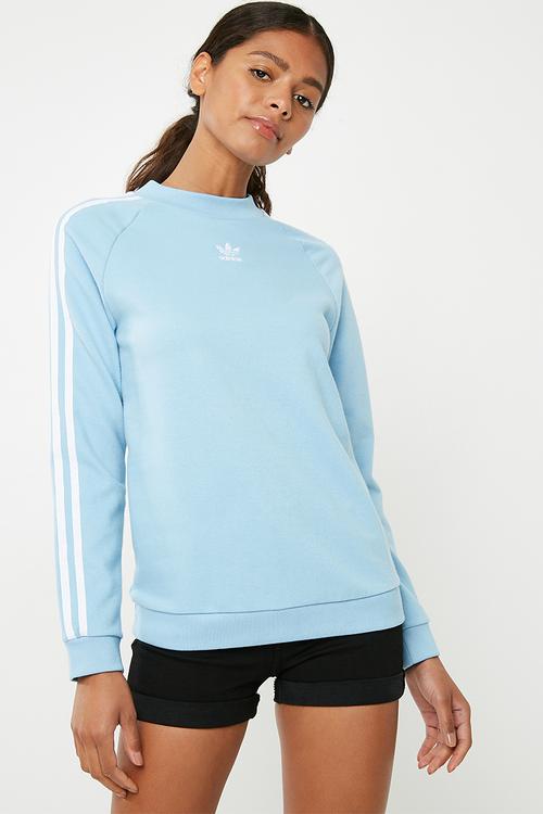 Trefoil crew sweat - blue