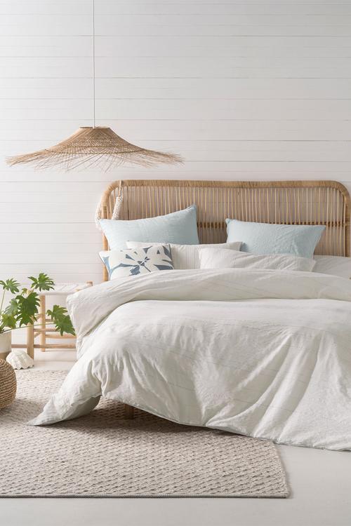 Hydra duvet cover set - blue