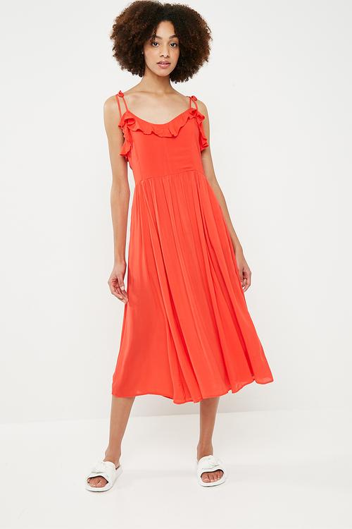 Free midi dress - red 