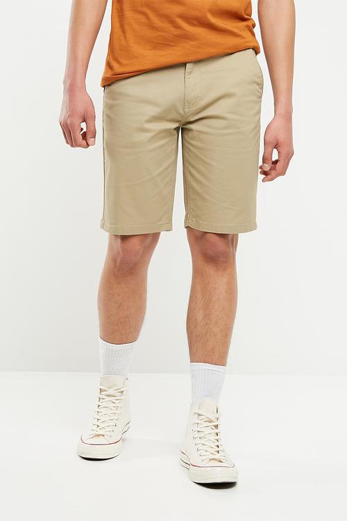 Slim chino shorts - beige