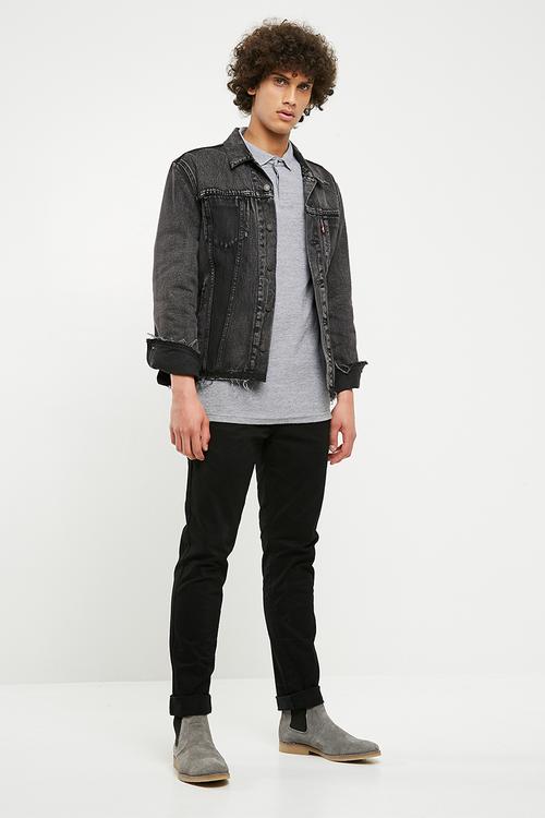 Slim chino - black 