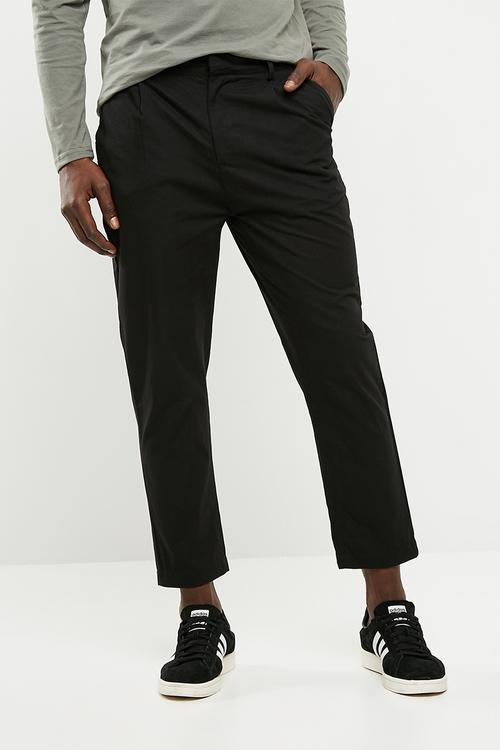 Cropped trouser-  black