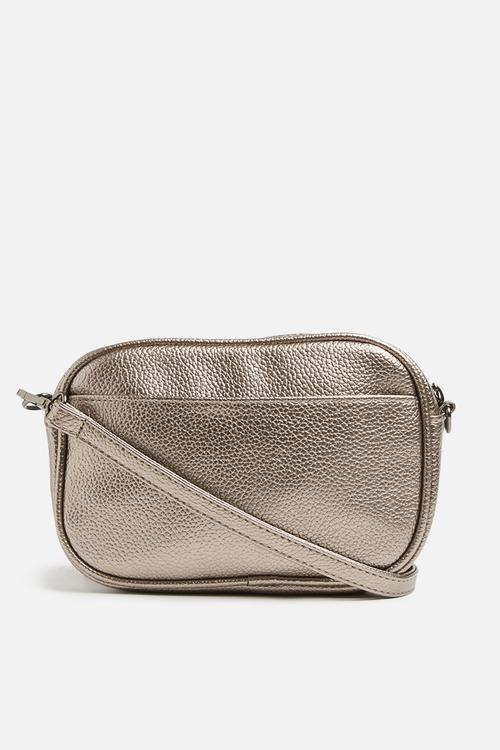 Cameron cross body bag - metallic
