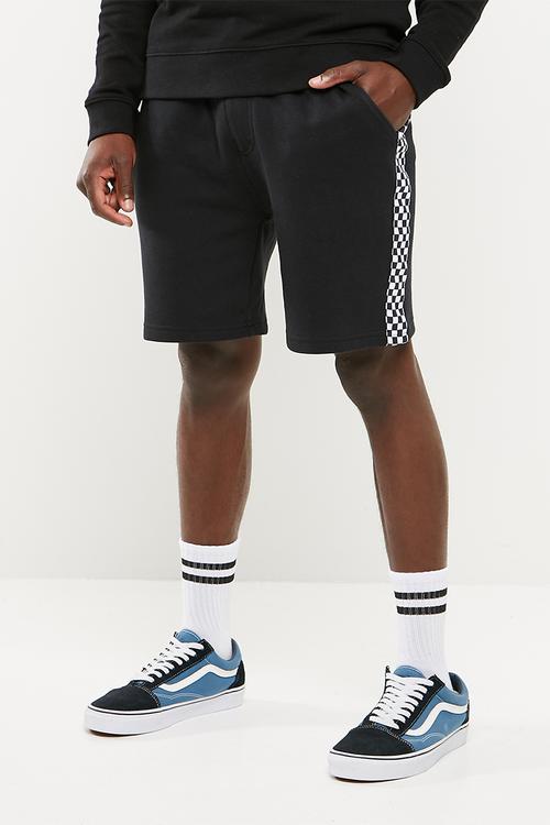 Sweat taped shorts - black 