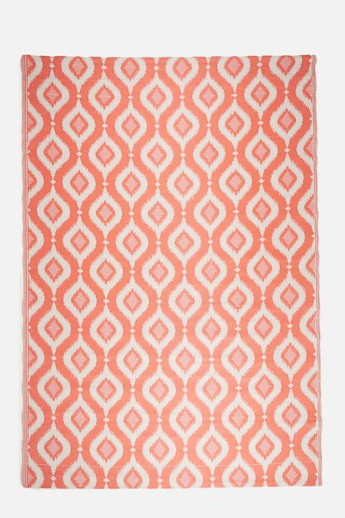 Empire outdoor rug - coral