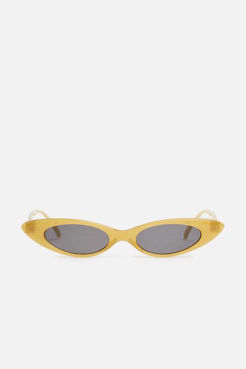 Simone small catseye sunglasses - yellow