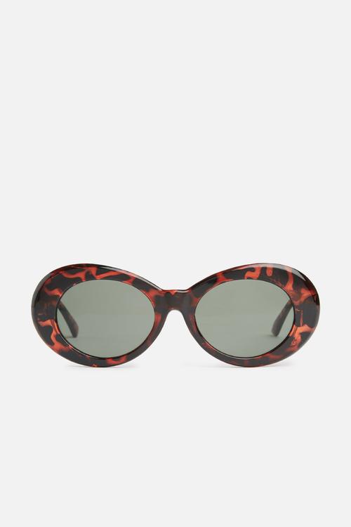 Ilze oval sunglasses - brown