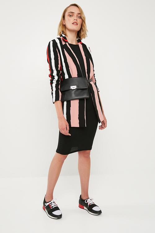Boyfriend blazer - pink & black