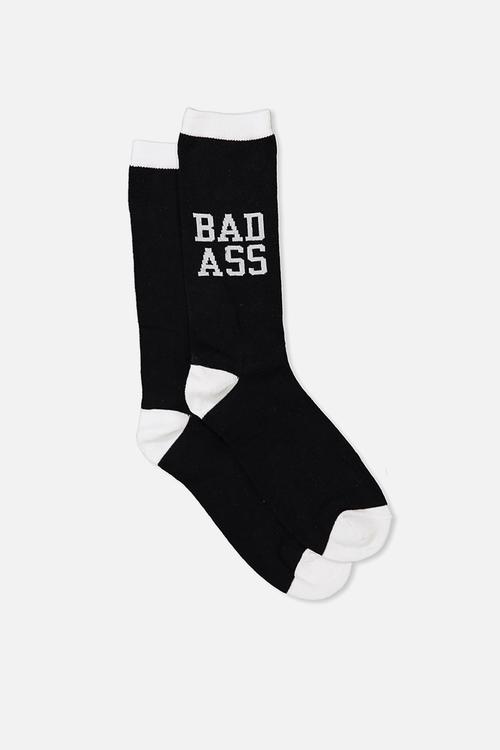 Novelty socks - black 