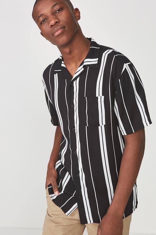 Festival shirt - black & white 