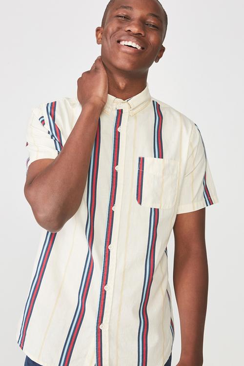 Vintage prep shirt - natural 