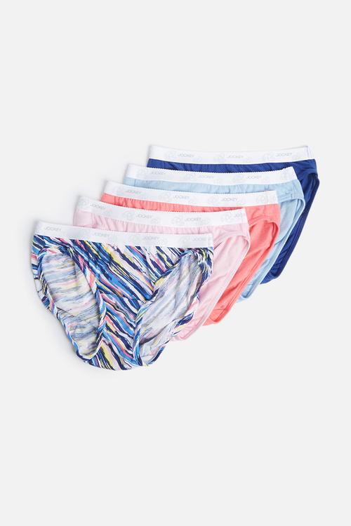 5pk printed bikini - multi