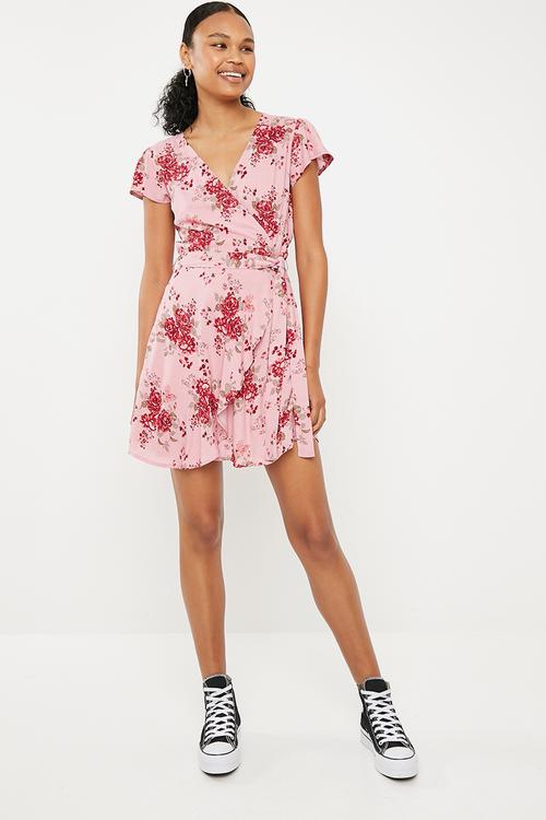 Wrap dress - multi 