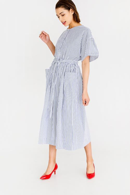 Fit And Flare Dress Blue