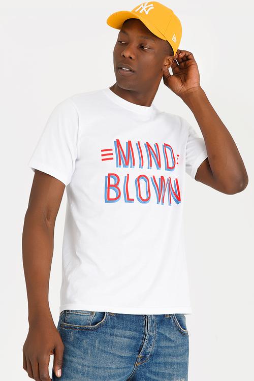 Mind Blown Tee White