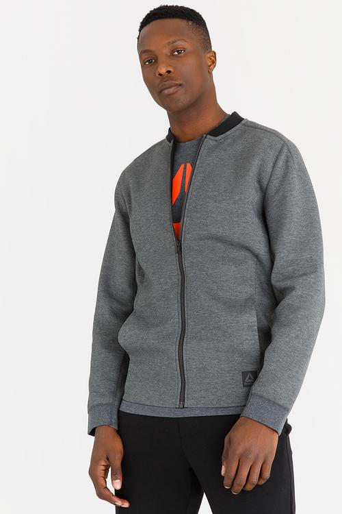 TS Varsity Jacket Dark Grey