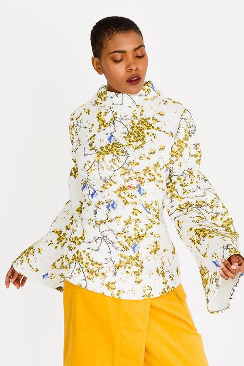 Oriental Scuba Top Off White