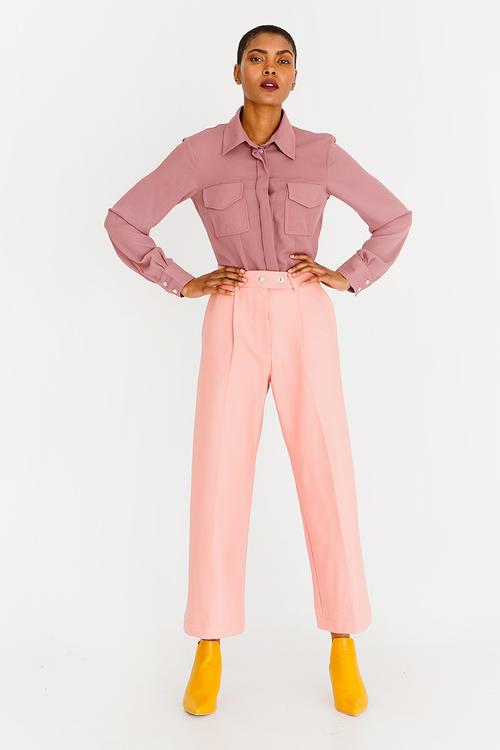 Tailored Pants Peach