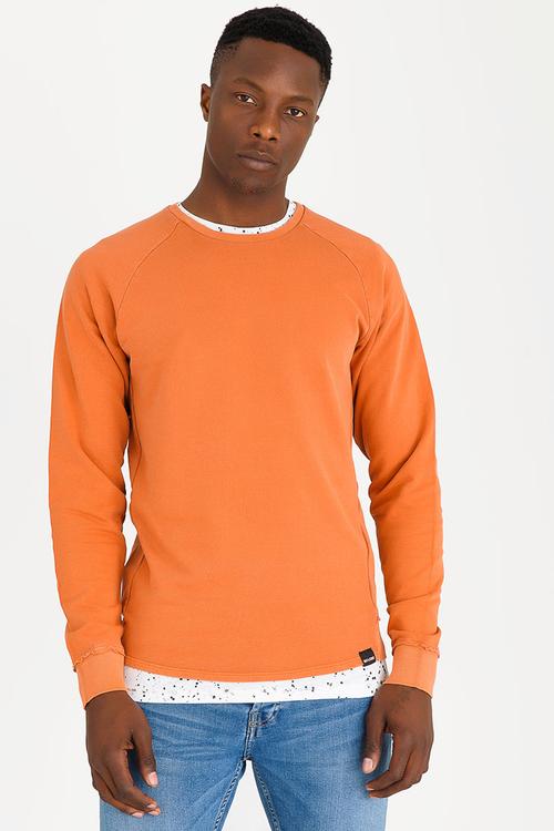 Kiran Crew Neck Sweatshirt Rust