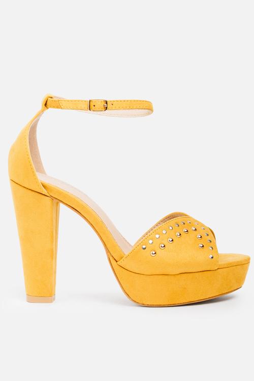 Lana Block Heels Yellow