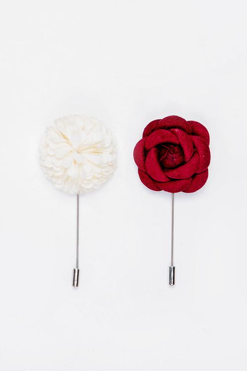 2 Pack Lapel Pins Multi-colour