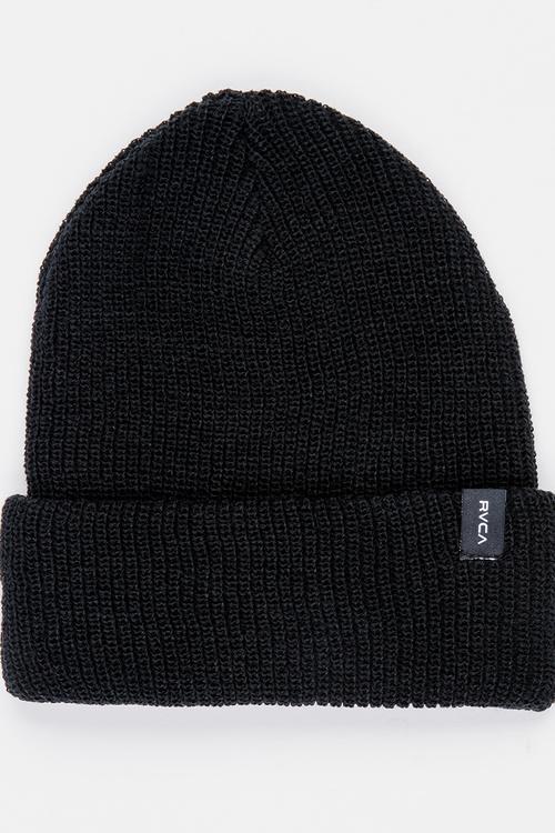 Towne Acrylic Fold Beanie Black