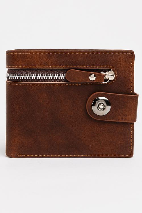 All Round Zip Wallet Brown