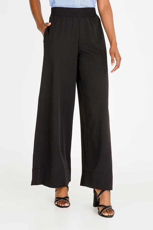 Classic wide leg - black 