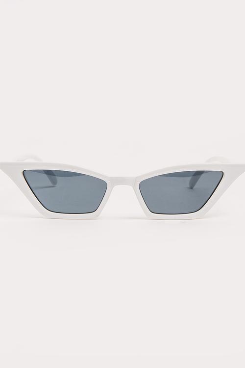 Slim Sunglasses White