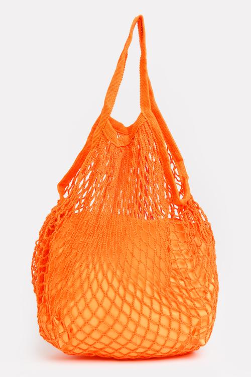 Netted Craft Bag Orange